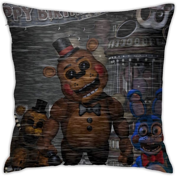 Mjukt och slitstarkt case Five Nights at Freddy's Home Soffa Dekorativ 18" X 18" Ultra Mjuk Bekväm