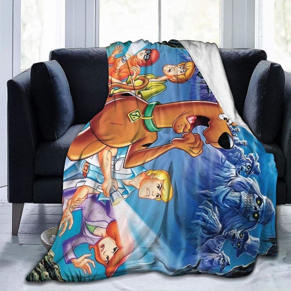 Scooby Doo Cozy Fleece Täckfilt Sängfilt Hem Sängsoffa Filt -u170 60x50in 150x125cm