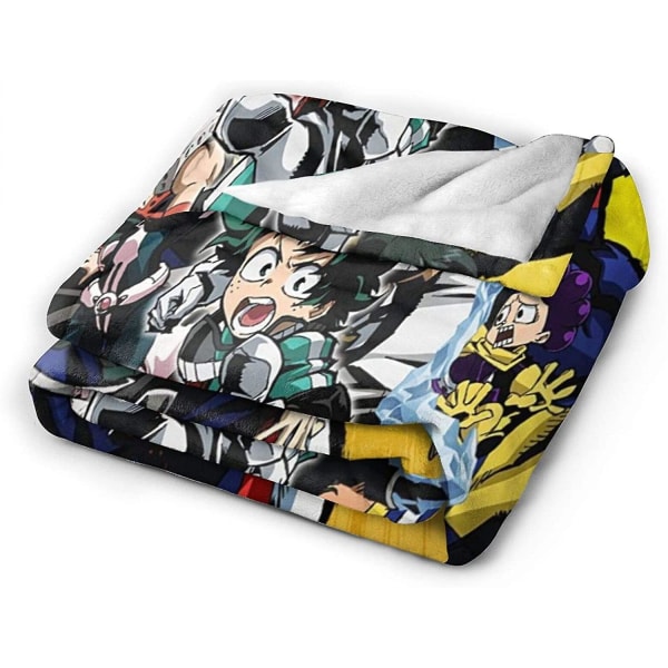 My Hero Academia Anime Soffa Fluffig Filt Säng Säng Mjuk Och Varm filt Kast Flanell Fuzzy Velvet Anti Pilling Fleece Lättskött, välmatchad B 80x60in 200x150cm