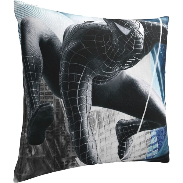 Mjukt och hållbart Spiderman-paket med 1,soffa Kuddfodral 45x45 Cm Dekorativa fyrkantiga kuddfodral Case, heminredningsdekorationer till soffa C