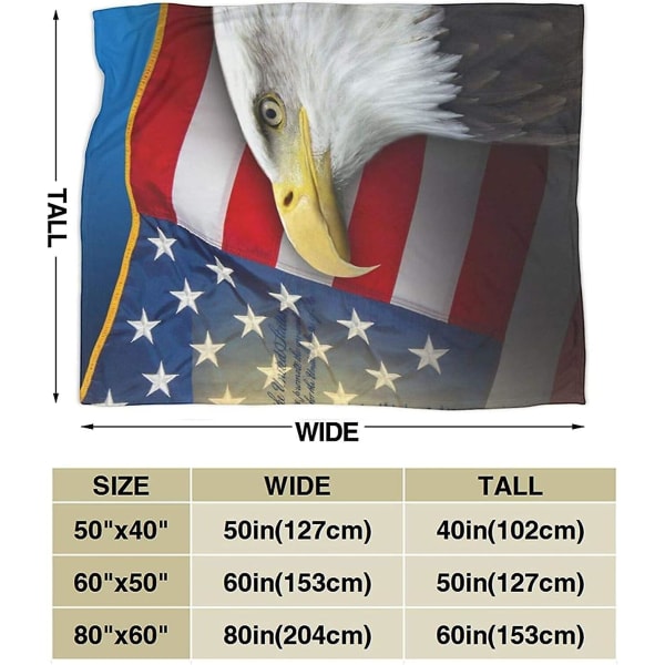 Patriotic Symbols Of The Usa Fleecefilt Antistatisk Mjuk slängfilt Lätt ultramjuk mikrofleecefilt för bäddsoffa -n10 60x50in 150x125cm