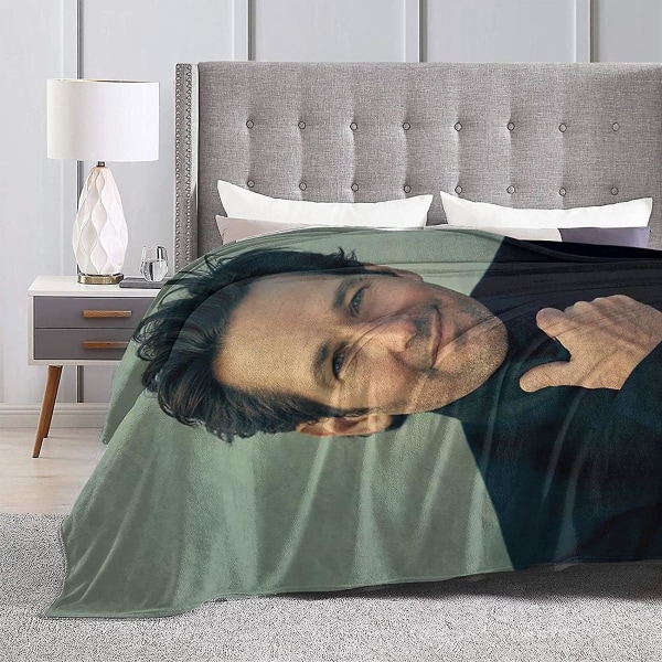 Paul Rudd Filt Ultramjukt flanellfilt 3d- print Fluffig plyschfilt Sängdekoration Sängfilt för vardagsrummet Sovrumsdekoration (3 storlekar)-a37 50x40in 125x100cm