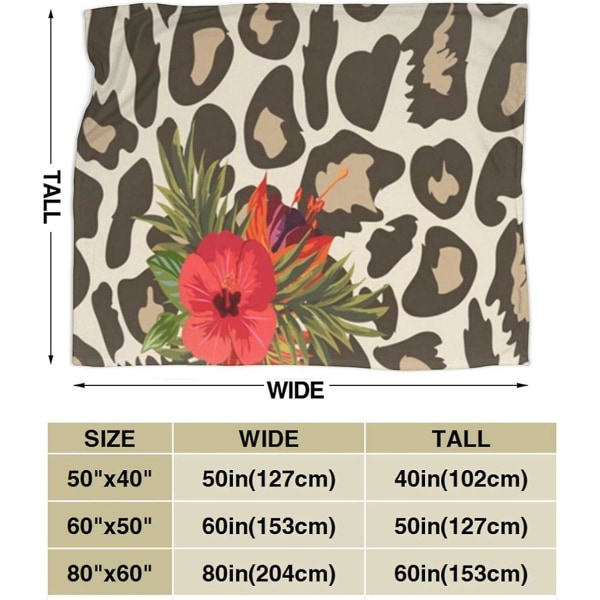 Print Hibiscus Flowers The Arts Throw Blanket Ultra Soft Micro Fleece Filt,Light Weight Warm Sängfilt -n50 60x50in 150x125cm