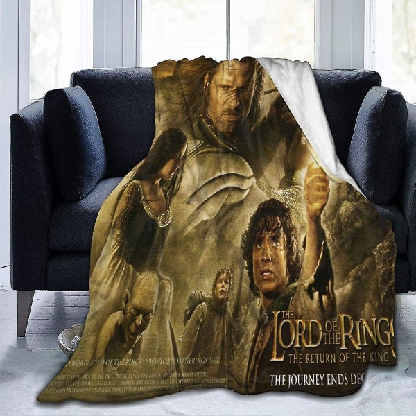 Vintage Lord of the Rings filt Andas mysigt sängfilt Flera storlekar för vuxna barn Tonåringar Välmatchade sovrumstillbehör-j247 80x60in 200x150cm