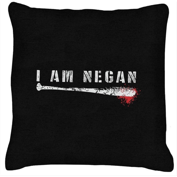 I Am Negan Walking Dead Lucille Cushion 18"x18"