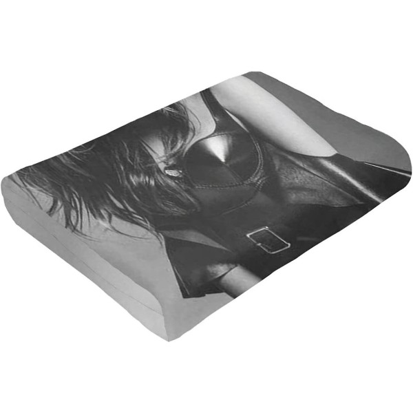 Dakota Johnson filt Ultramjuk flanellfilt 3d- print Fluffig plyschfilt Sängdekoration Sängfilt för vardagsrum Sovrum Dorm Decor-z331 50x40in 125x100cm
