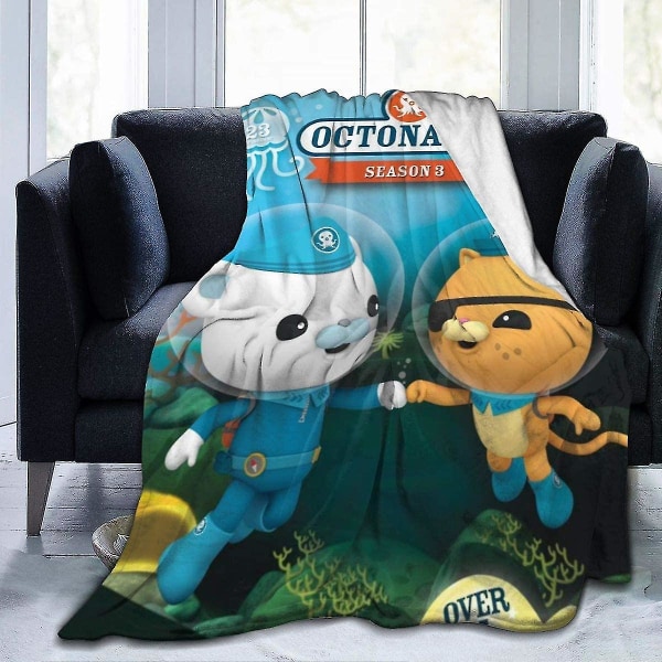 The Octonauts 2 Novelty Blanket Fleece Täcke för ungdomar -w445 50x40in 125x100cm