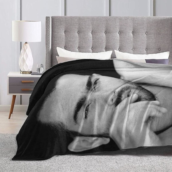 Jesse Metcalfe filt Ultramjuk flanellfilt 3d- print Fluffig plyschfilt Sängdekoration Sängfilt för vardagsrumsrum Sovsalsinredning (3 storlekar 60x50in 150x125cm