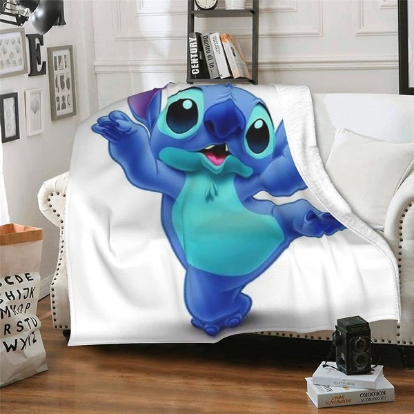 Lilo Stitch 3 filt Hem Sängkläder Soffa Sovsal Filt Lätt mjuk filt-y344 60x50in 150x125cm