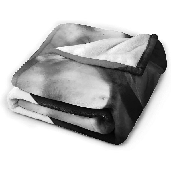 Michael Fassbender filt Ultramjuk flanellfilt 3d- print Fluffig plyschfilt Sängdekoration Sängfilt för vardagsrumsrum Sovrumsdekoration (3s 50x40in 125x100cm