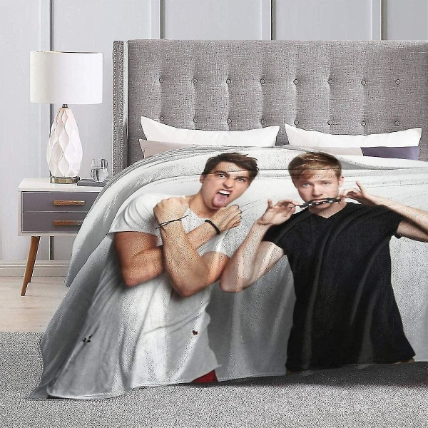 Sam And Colby Supermjuk varm mikrofleeceflanellfilt -x2 50x40in 125x100cm