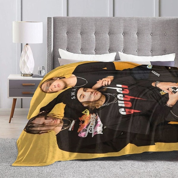 Chase Atlantic Ultra-mjuk mikrofleecefilt Heminredning Lättvikt för soffa -p393 80x60in 200x150cm