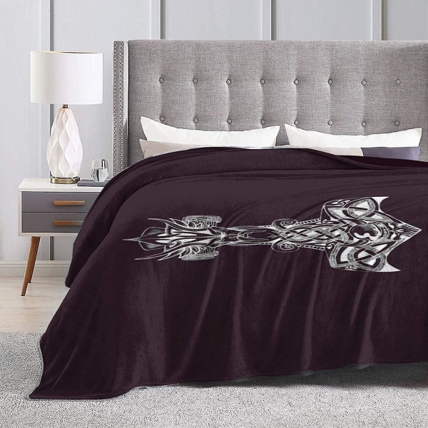 Ravens Norse Mythology Viking Premium Sängfilt,soffa Soffa Filt Till Vardagsrum,fängelse-mike Warm Throw Filt -w369 80x60in 200x150cm