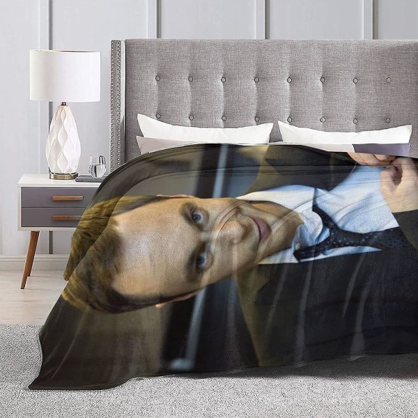 Jim Parsons filt Ultramjuk flanellfilt 3d- print Fluffig plyschfilt Sängdekor Sängfilt för vardagsrumsrum Sovrumsinredning (3 storlekar)-a 50x40in 125x100cm