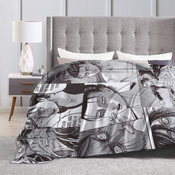 Eren Yeager Attack On Titan Filt Konstnärlig Lätt Bekväm Och Mjuk Micro-Fleece Resefilt Es, En present från Mamma Och Pappa Fantastiskt sovrum 60x50in 150x125cm