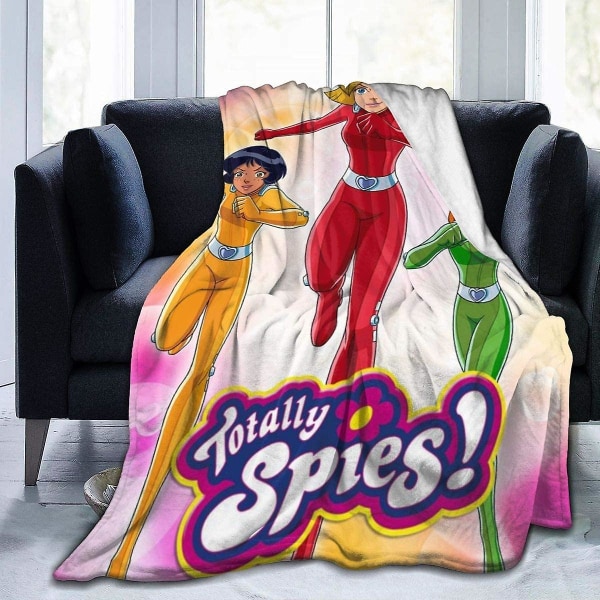 Totally Spies Novelty Filt Fleece Täcke för kvinnor -w438 50x40in 125x100cm