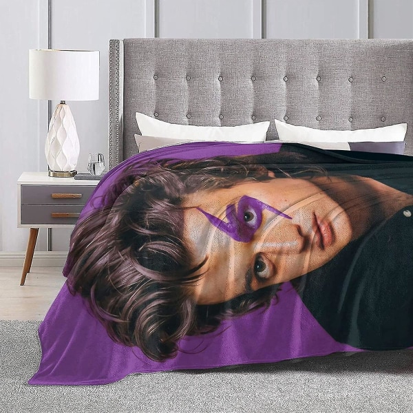 Joe Keery Steve Harrington Mjuk och behaglig varm fleecefilt för soffa,kontorssäng Bil Campsoffa Mysig Fluffig Plysch Sängfiltar Strandfiltar 80x60in 200x150cm