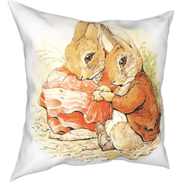 Mjuka och hållbara Peter Rabbit Four Seasons kuddar, bekväma, mjuka och hudvänliga kuddar, lämplig för bäddsoffa bilar-petter27-16x16inch