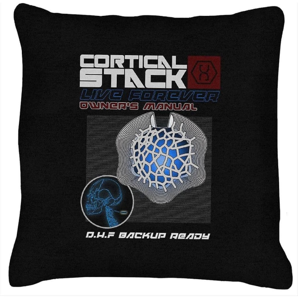 Cortical Stack Owners Manual Altered Carbon Cushion 18"x18"