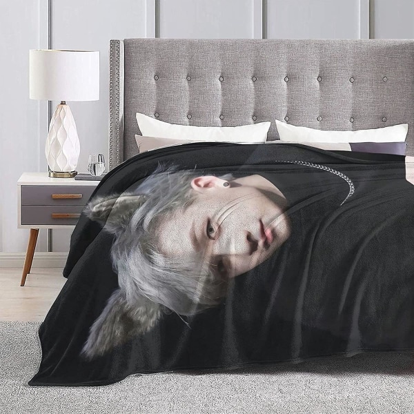 Stray Kids Bangchan Mjuk och bekväm varm fleecefilt för soffa, säng, kontorsknäskydd,säng Car Camp Beach filt Slängfiltar -t499 60x50in 150x125cm