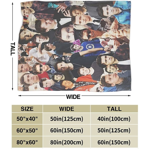 Tom Holland filt Ultramjuk flanellfilt 3d- print Fluffig plyschfilt Sängdekoration Sängfilt för vardagsrumsrum Sovsalsinredning (3 storlekar)-a 80x60in 200x150cm