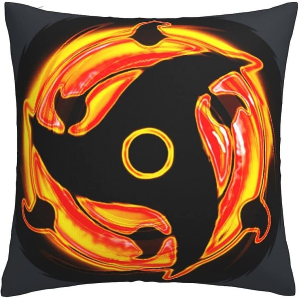 Mjukt och bekvämt Naruto cover Dekorativt fyrkantigt cover Soffa Bil Örngott för utomhusdekor Hem Sängdekor 45 cm X 45 cm, dubbel