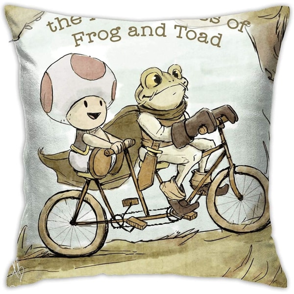 Hem & spel & The Adventures Of Frog & Toad Örngott, Golvkuddfodral Soffkuddar 18"x18"