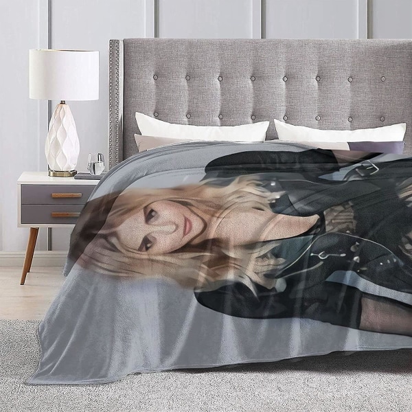 Chloe Grace Moretz Mjuk och behaglig varm fleecefilt för soffa,kontorssäng Billägersoffa Mysig Fluffig Plysch Sängfiltar Strandfiltar-c39 80x60in 200x150cm