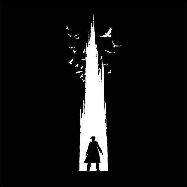 The Dark Tower Gunslinger Silhouette Cushion 18"x18"