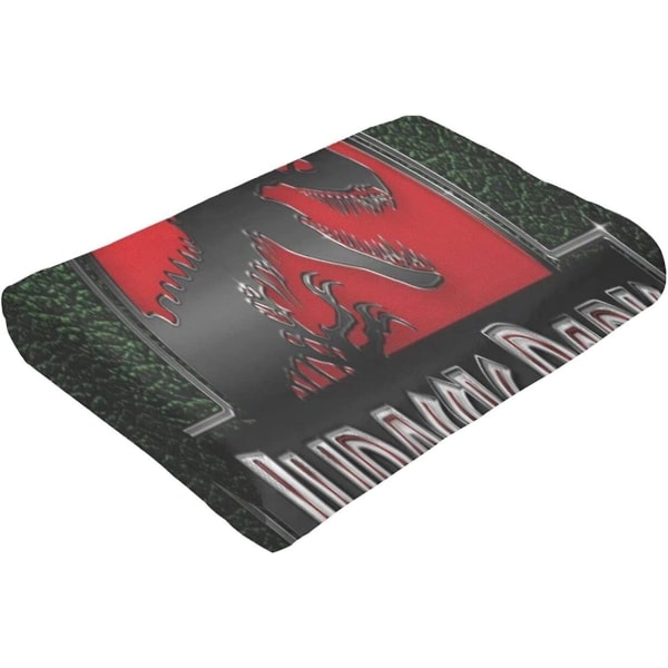 Jurassic Park Fleece Bärbar Huvfilt Mjuka Mysiga Filtar För Soffa Soffa Tupplur Resor För Vuxna -w300 60x50in 150x125cm