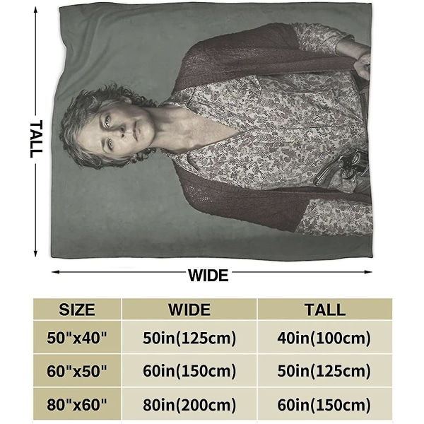 Melissa Mcbride filt Carol Peletier Ultramjuk flanellfilt 3d- print Fluffig plyschfilt Sängkläder Inredning Sängfilt för vardagsrum Sovrum Gör 50x40in 125x100cm