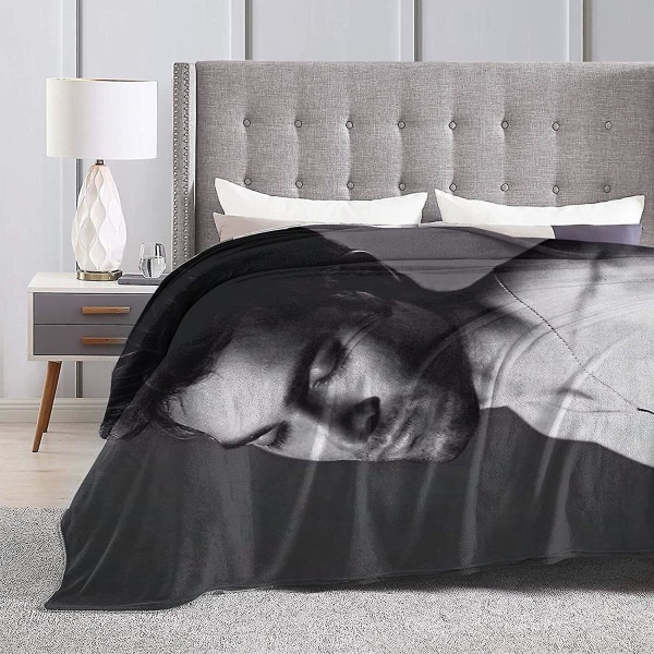 Tyler Hoechlin filt Ultramjuk flanellfilt 3d- print Fluffig plyschfilt Sängdekoration Sängfilt för vardagsrumsrum Sovsalsinredning (3 storlekar 80x60in 200x150cm