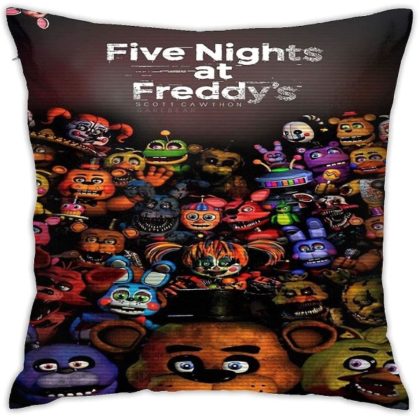 Mjukt och hållbart Fem nätter hos Freddy Kuddfodral Modern soffa Dekorativt cover Dekorativt case utomhus för bäddsoffa Bil 18in