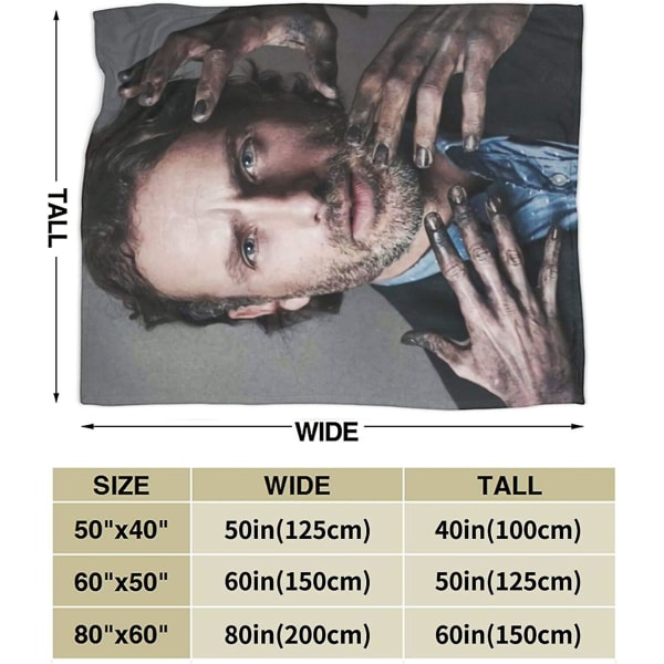 Andrew Lincoln Mjuk och behaglig varm fleecefilt för soffa,kontorssäng Billägersoffa Mysig Fluffig Plysch Sängfiltar Strandfiltar-d9 80x60in 200x150cm