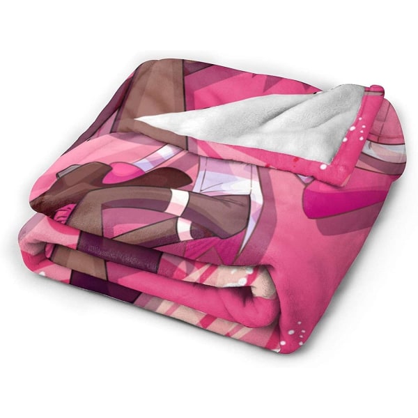 Angel Dust Hazbin Hotel Soft Mysig Lyx Flanell Anime Manga Collection Filt Luftkonditionering Filtar Till Sängsoffa Couch-e20 50x40in 125x100cm