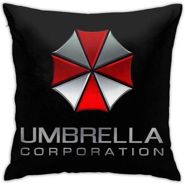 Umbrella Corp. Executive Grade Kuddfodral Hemdekorativa Kuddfodral Sängsoffa Soffa Kudde Fyrkantigt case 18x18 tum