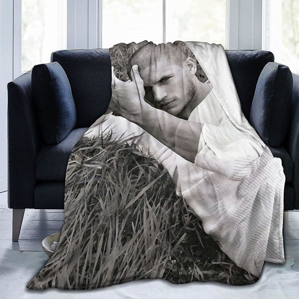 Wentworth Miller filt Ultramjuk flanellfilt 3d- print Fluffig plyschfilt Sängdekoration Sängfilt för vardagsrumsrum Sovrumsdekoration (3siz 60x50in 150x125cm