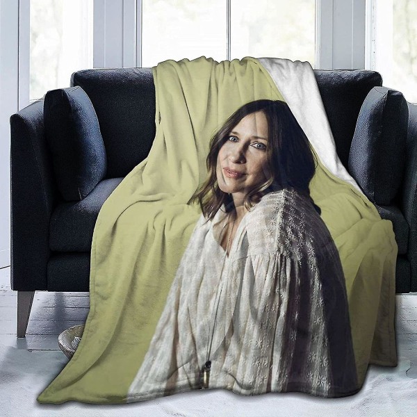 Vera Farmiga filt Ultramjuk flanellfilt 3d- print Fluffig plyschfilt Sängdekoration Sängfilt för vardagsrumsrum Sovrumsinredning (3 storlekar)- 80x60in 200x150cm