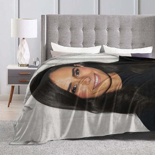 Jordana Brewster filt Ultramjuk flanellfilt 3d- print Fluffig plyschfilt Sängdekoration Sängfilt för vardagsrumsrum Sovrumsdekoration (3siz 50x40in 125x100cm