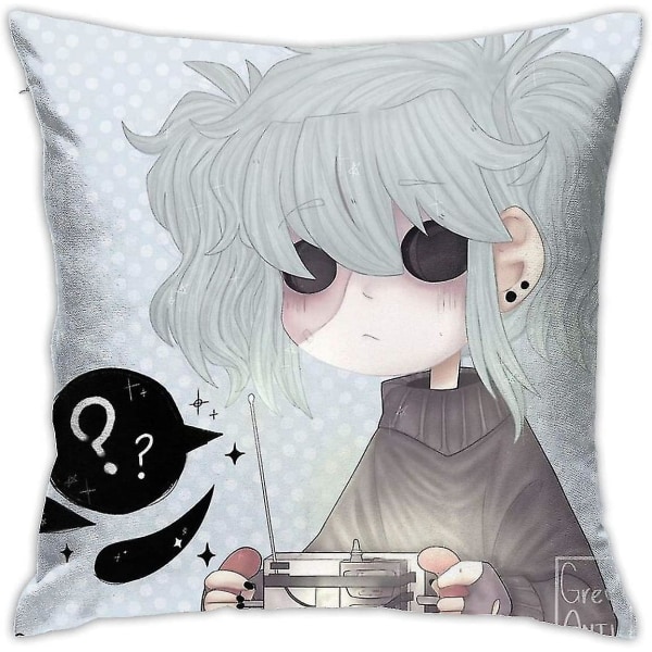 Chibi Sal Kudde Cover Dekor Case för soffa sovrum 18"x18"