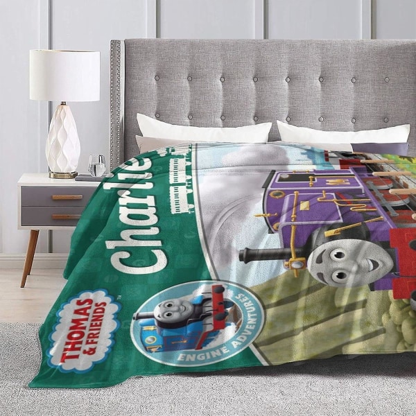 Thomas And Friends slänger filt, Mjuk Bekväm Fluffig Mysig Fleece Plyschfilt För Soffa Soffa Enkelsäng, Varm Tjock Vintersoffa Soffa, All Season Fo 60x50in 150x125cm