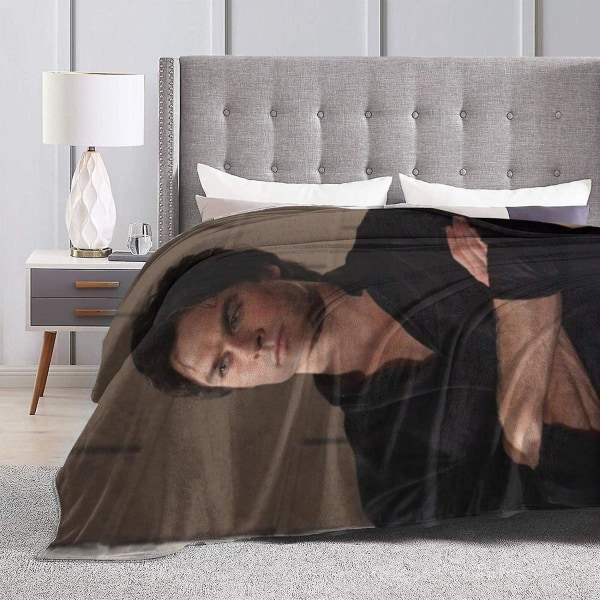 Ian Somerhalder Bakgrund The Vampire Diaries Tumblr. Filt för soffa soffa eller säng soffstorlek, mjuk fuzzy plysch filt, lyxig flanell filt, 80x60in 200x150cm