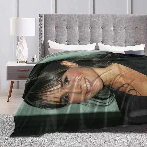 Jordana Brewster filt Ultramjuk flanellfilt 3d- print Fluffig plyschfilt Sängdekoration Sängfilt för vardagsrumsrum Sovrumsdekoration (3siz 60x50in 150x125cm