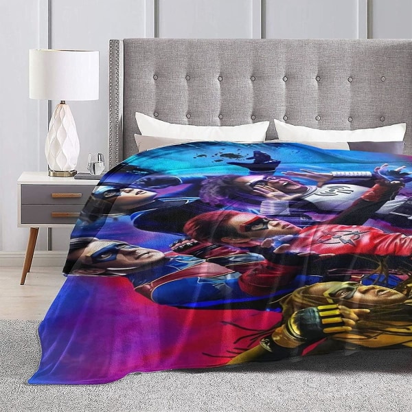 Henry Danger Mjuk och behaglig varm fleecefilt för soffa,kontorssäng Bil Campsoffa Mysig Fluffig plysch slängfiltar Strandfiltar-d327 80x60in 200x150cm