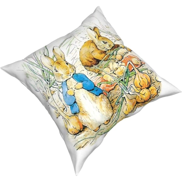 Mjuka och tåliga Peter Rabbit Four Seasons kuddar, bekväma, mjuka och hudvänliga kuddar, lämplig för bäddsoffa bilar-petter6-24x24 tum