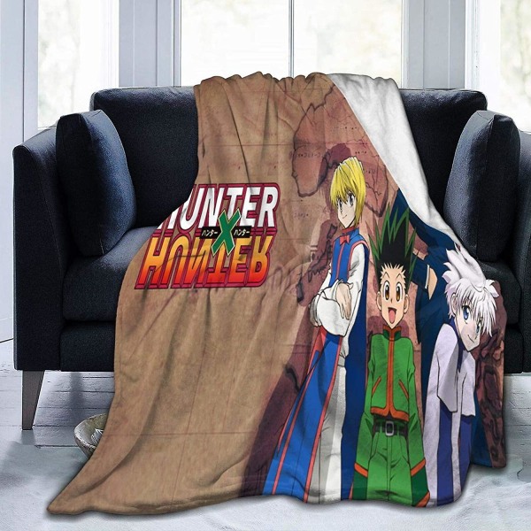 Hunter X Hunter Sängfilt Printed filt Lätt vikt Förbättrar sömnen -w254 80x60in 200x150cm