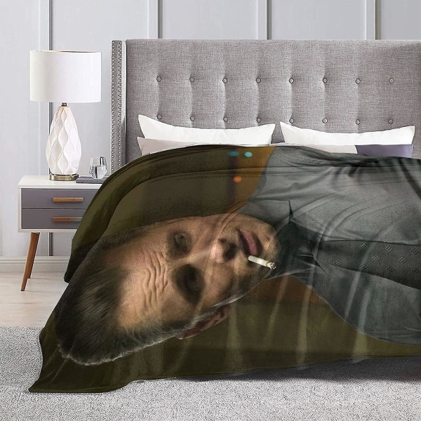 Viggo Mortensen filt Ultramjuk flanellfilt 3d- print Fluffig plyschfilt Sängdekoration Sängfilt till vardagsrummet Sovrumsdekoration (3 storlek 50x40in 125x100cm