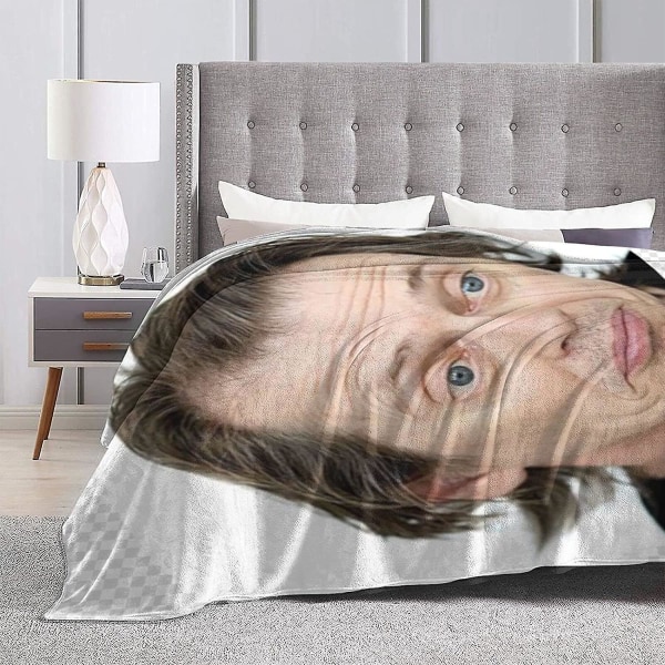 Steve Buscemi Mjuk och behaglig varm fleecefilt för soffa,kontorssäng Billägersoffa Mysig Fluffig Plysch Sängfiltar Strandfiltar-d393 80x60in 200x150cm