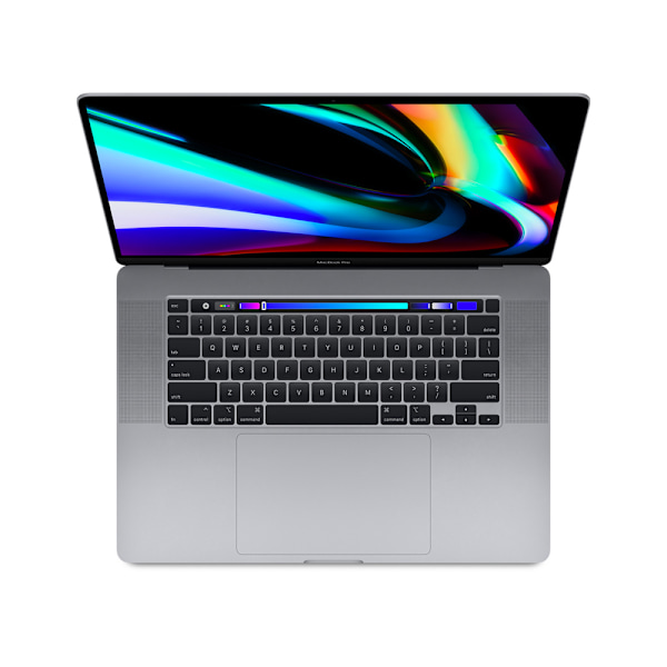 MacBook Pro 16" Touch Bar Late 2019 Intel 8-Core i9 2.4 GHz 64 GB RAM 1 TB SSD med svenskt tangentbord Grade C Refurbished Space Gray