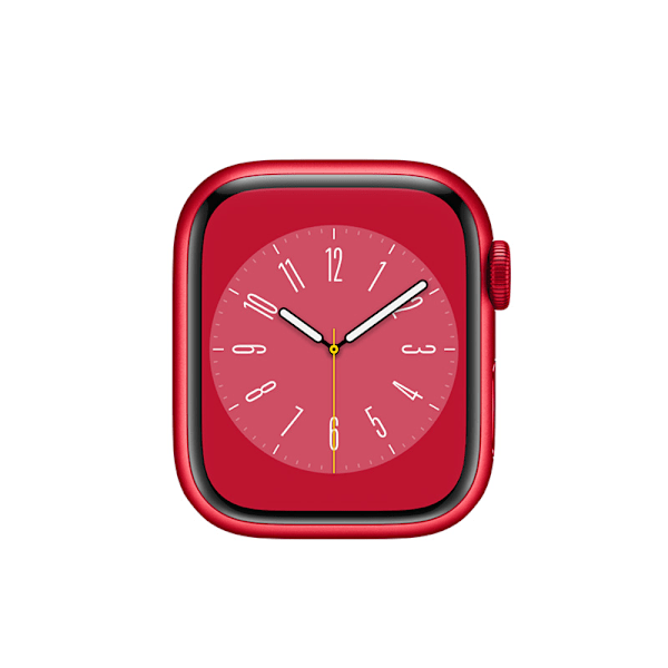 Watch Series 8 Aluminum 45mm Red Sport Band Grade B Refurbished Red